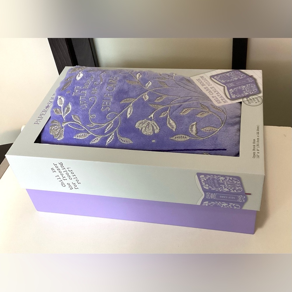 NEW Paper Source self care Book heatable pillow